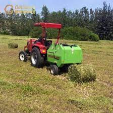 Tractor operated Hydraulic press straw baler